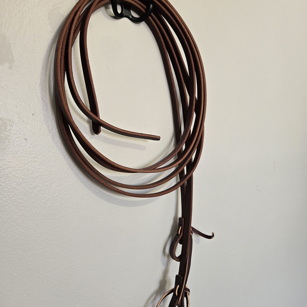 Burgundy Leather Split Reins. Never Used!!